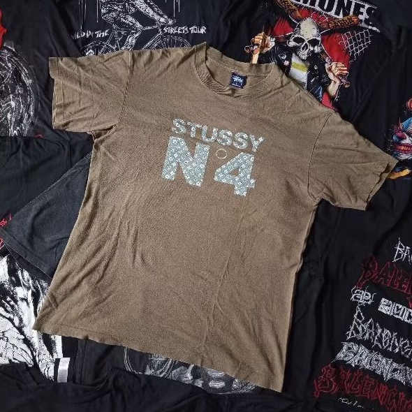 Kaos Stussy Monogram N4 Vintage Second