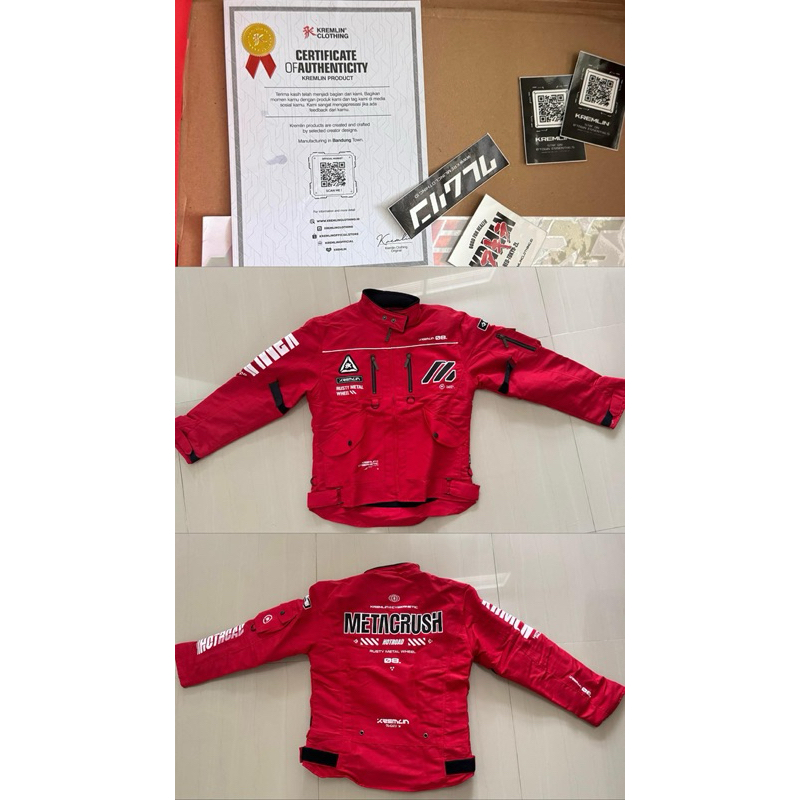 Jaket Motor Kremlin Warna Merah