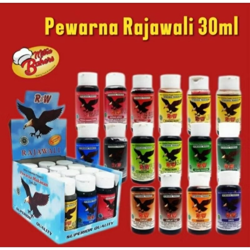 

PEWARNA R & W ( RAJAWALI) 30ML