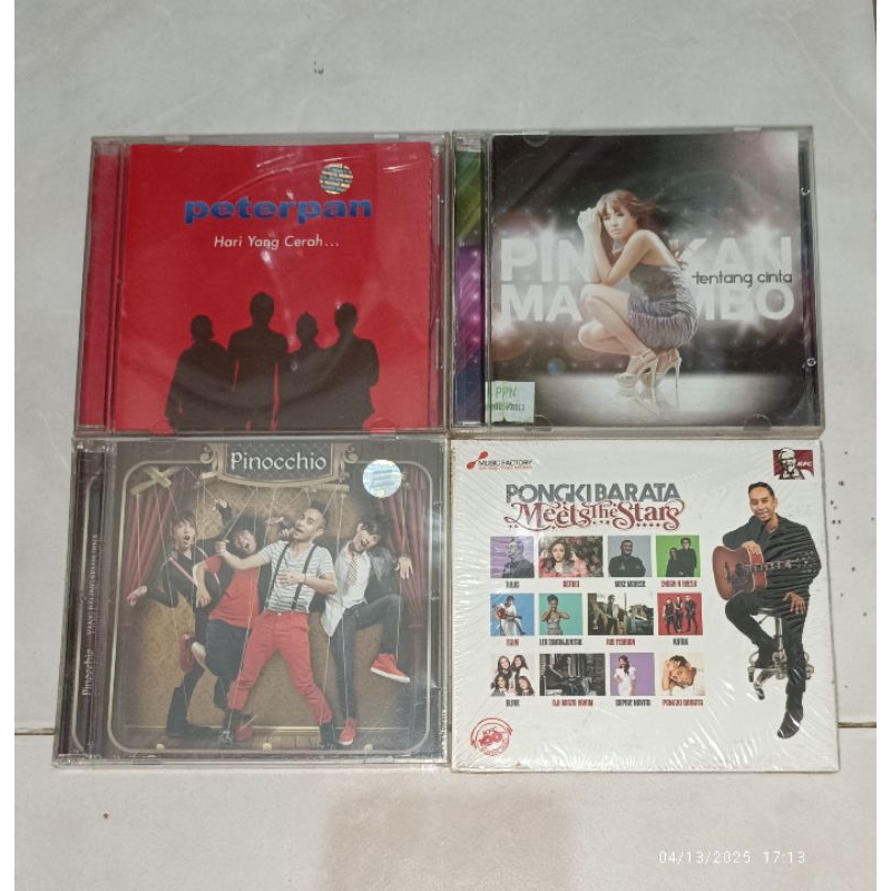 cd Indonesia PETERPAN-Hari Yang Cerah / PINKAN MAMBO-Tentang Cinta / PINOCCHIO-Yang Paling Sempurna 