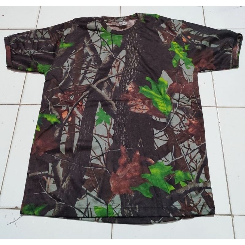 baju kaos camo lengan pendek