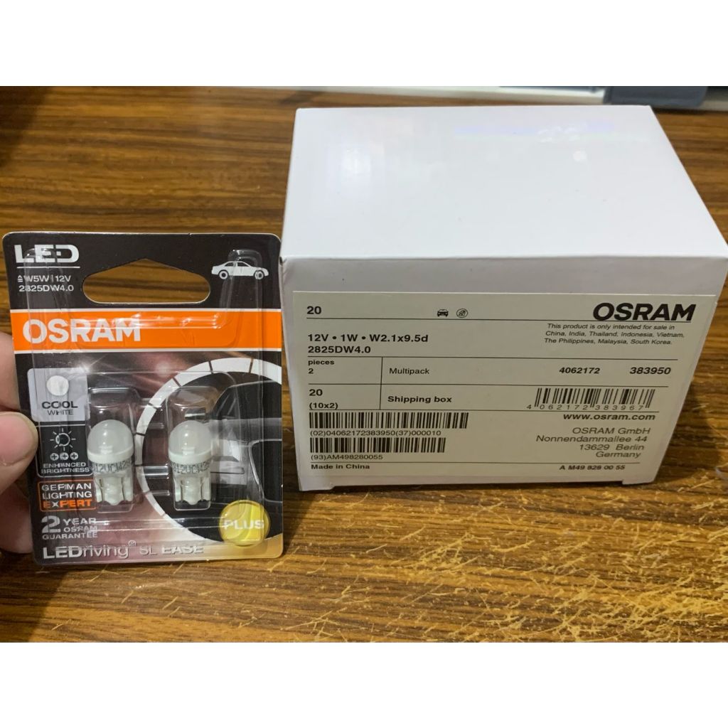 bohlam lampu senja depan Toyota Avanza E, G 04'-17' LED T10 W5W Osram