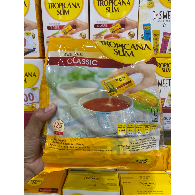 

Tropicana Slim Sweetener Classic 125s