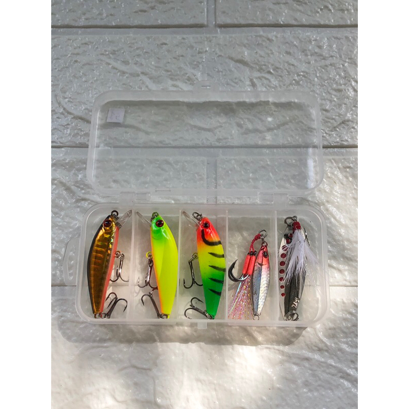 1 Set Minnow Casting / 1 Set Umpan Casting Ultralight
