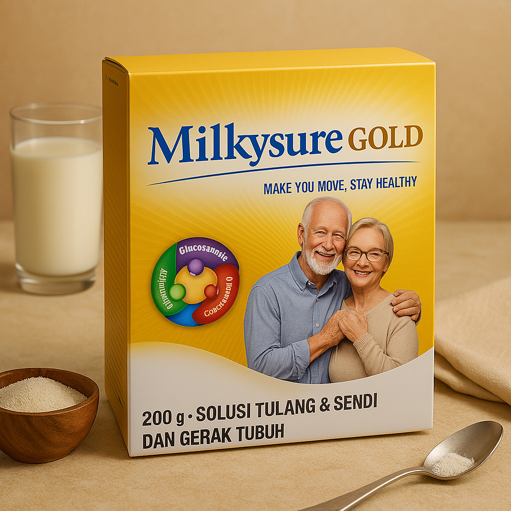 

Milkysure Gold 200 Gram Susu Untuk Pengobatan Tulang dan Sendi Terbaik Original