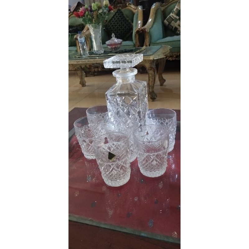 Prelove Gelas Kristal Bohemia