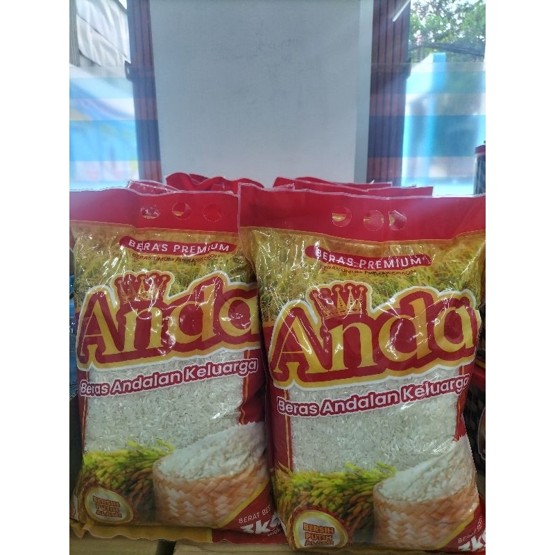 

beras anda premium 3kg beras berkualitas pilihan keluarga