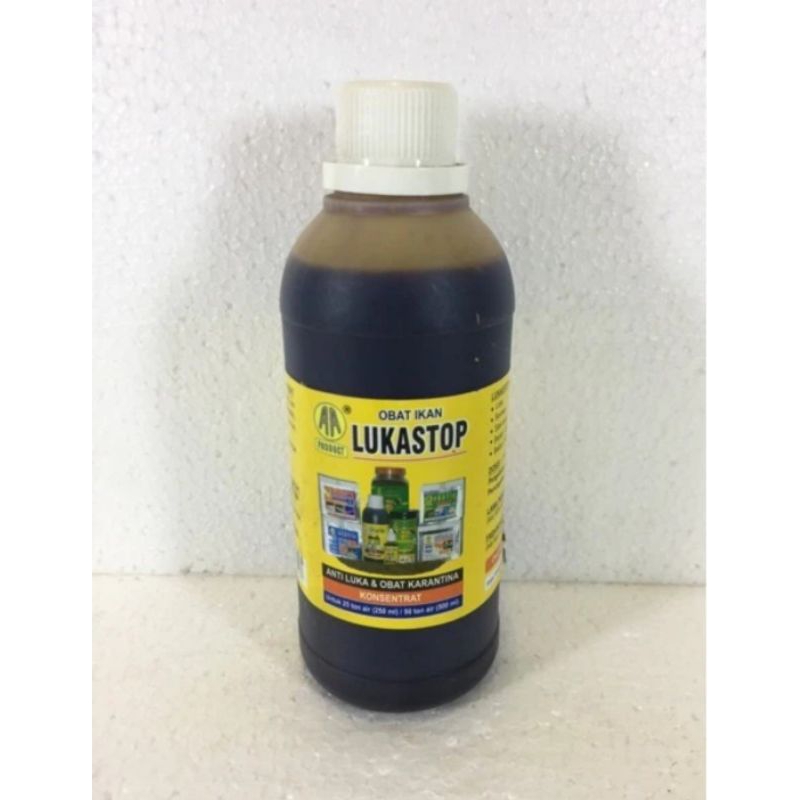 LUKASTOP 500ml obat ikan hias koi koki LUKASTOP 250 ml lukastop 30 ml obat ikan LUKASTOP original