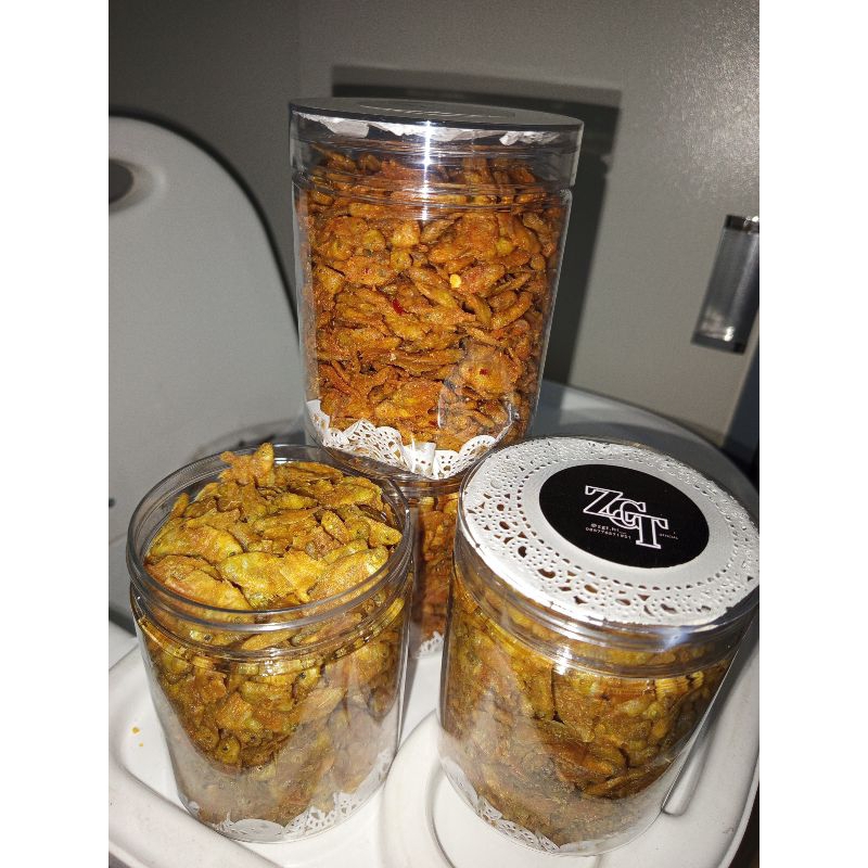 

Ikan PETEK crispy toples tabung 500ml (brt ±250gr)