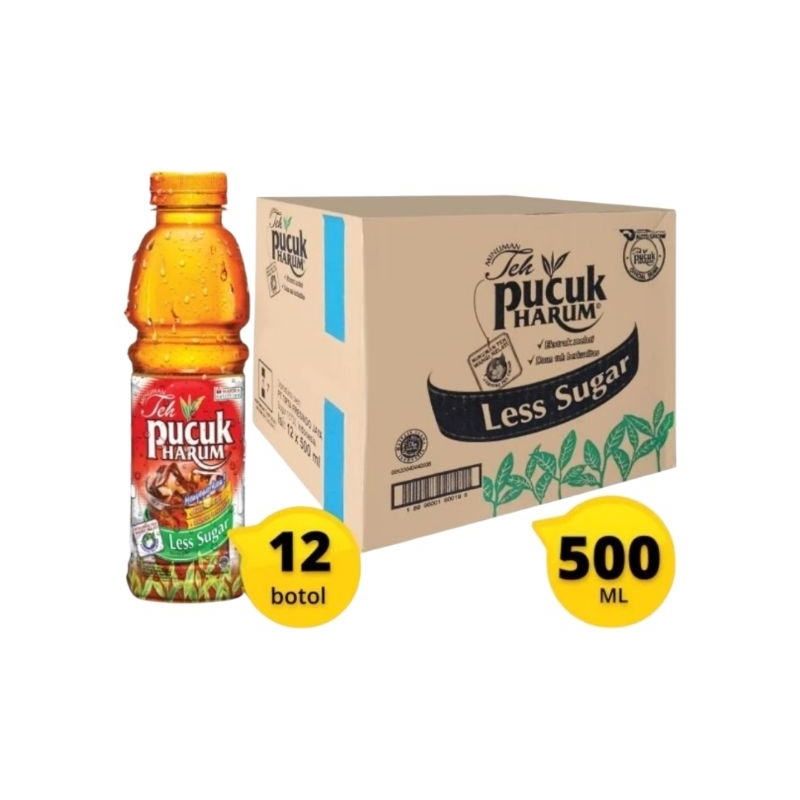 

Pucuk Harum Less Sugar Minuman Teh Rendah Gula 1 Karton ( 12 x 500ml )