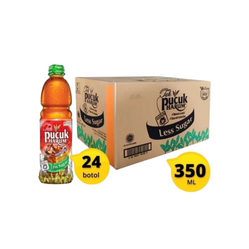 

Pucuk Harum Less Sugar Minuman Teh Rendah Gula 1 Karton ( 24 x 350ml )