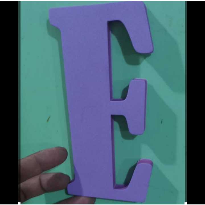 Huruf Custom Spon Eva Tinggi 30cm Tebal Spon Eva 1CM