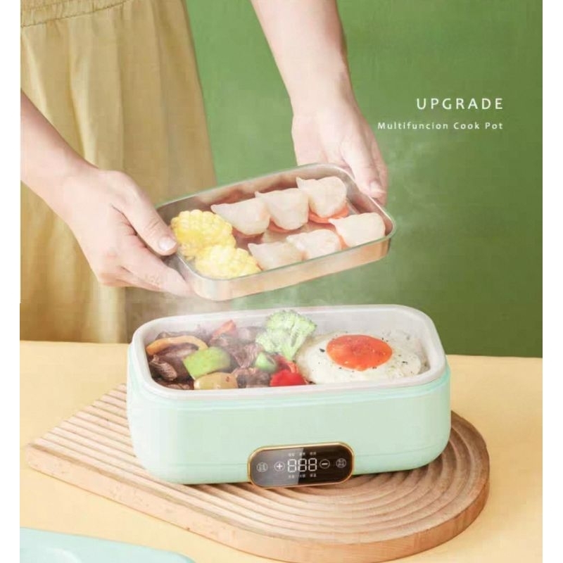 Alat Masak Multifungsi / Electric Lunch Box Cook / Kotak Makan Elektrik bisa Memasak, Memanaskan Pan