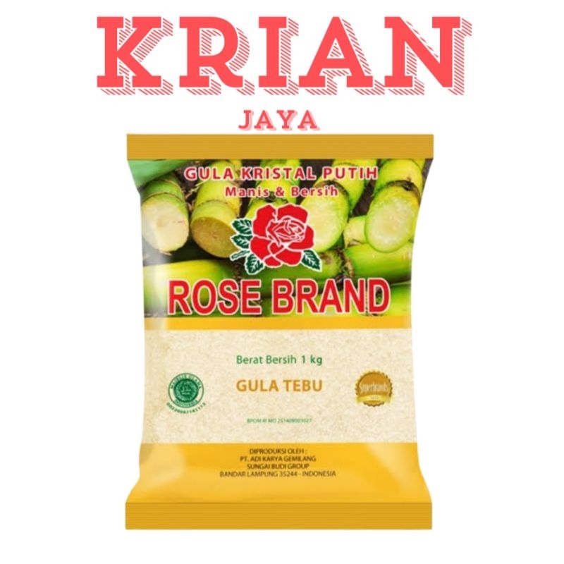 

Gula rose brand 1kg