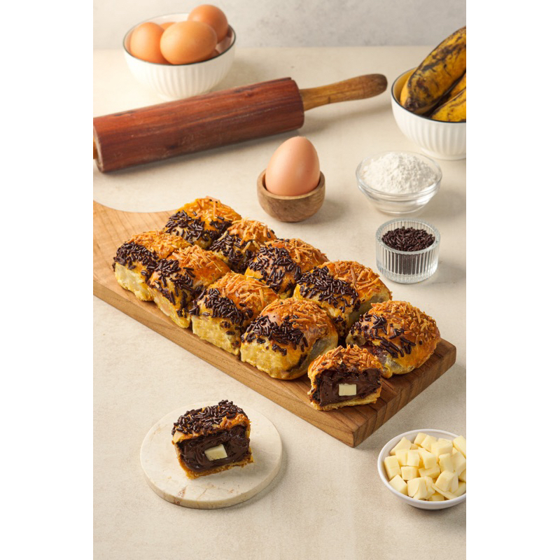 

Bolen Pisang Coklat / Pisang Keju