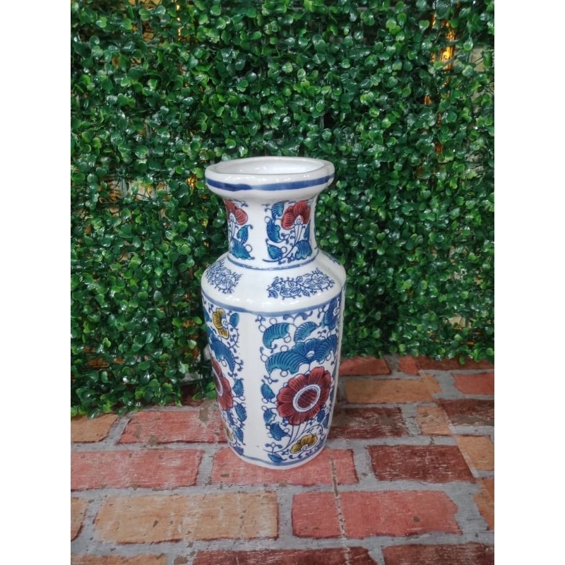 vas guci keramik tinggi 25 cm