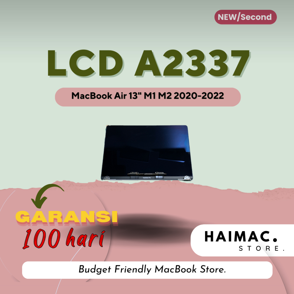LCD A2337 -  MacBook Air 13" M1 2020 || Original Second dan New