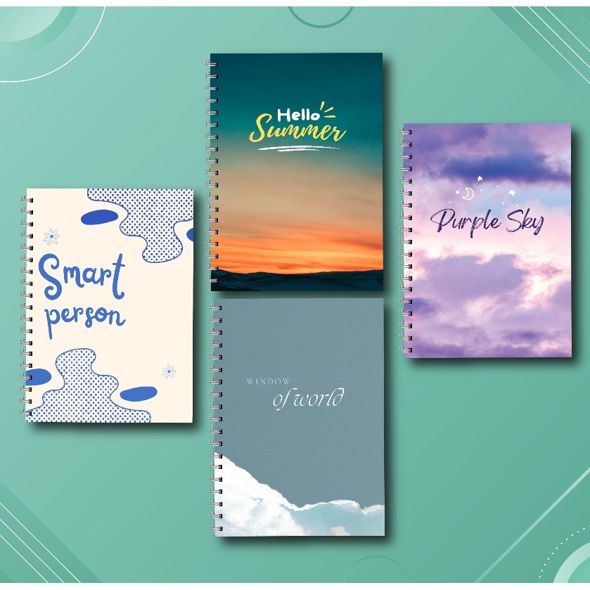 

Smart Person Warna-warni 'Hello Summer' Notebook Spiral A5 & A6