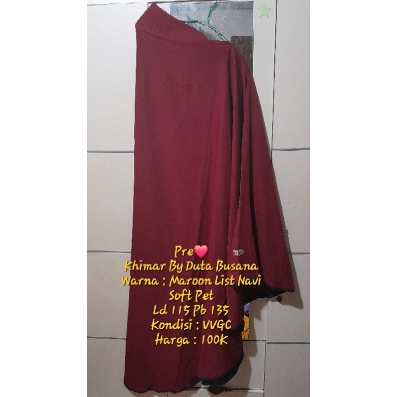 Pre❤️ Khimar By Duta Busana