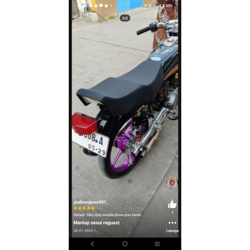 SIKU TIPIS  BISA COD JOK RX KING Produk Danang AW