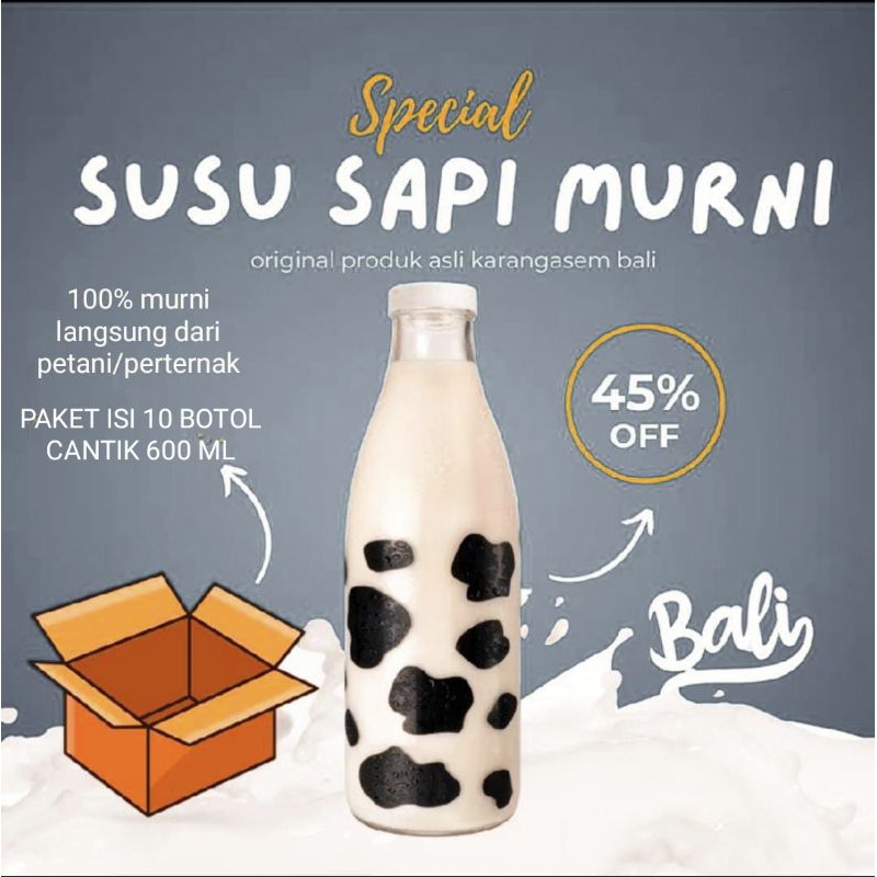

[600 ml]susu murni premium original