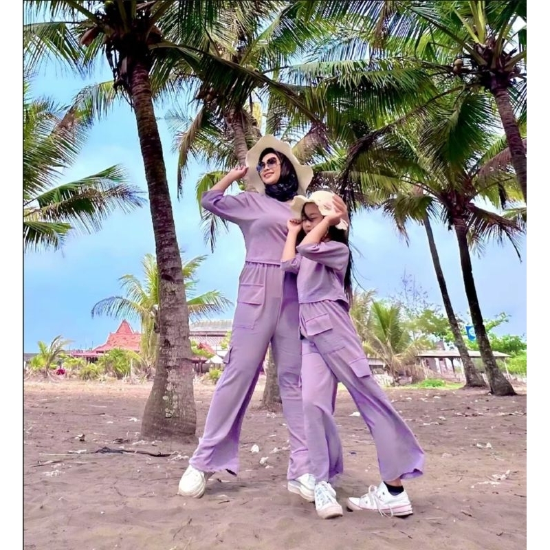 Setelan Gempi Couple Ibu Dan Anak / Baju Couple Ibu Dan Anak Perempuan / One Set Couple Ibu Anak / T