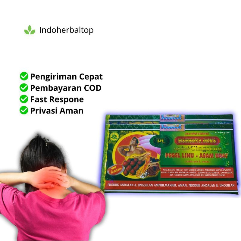 

Mahkota Dewa Kemasan Hijau Herbal Asam Urat