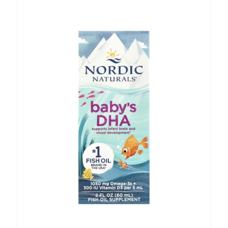 Nordic Naturals Baby's DHA Fish Oil  2 Fl Oz (30 ml)
