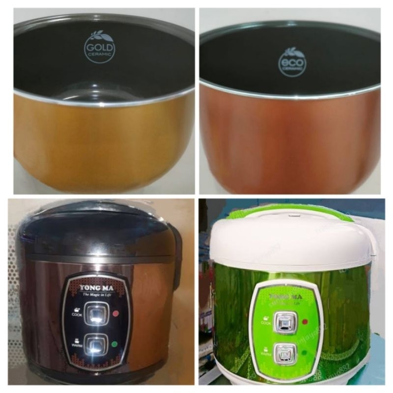 (PANCI SAJA) Innerpot Panci Eco Ceramic & Gold Ceramic (ORI) Yongma Untuk Magic Com Yongma SMC 7013 