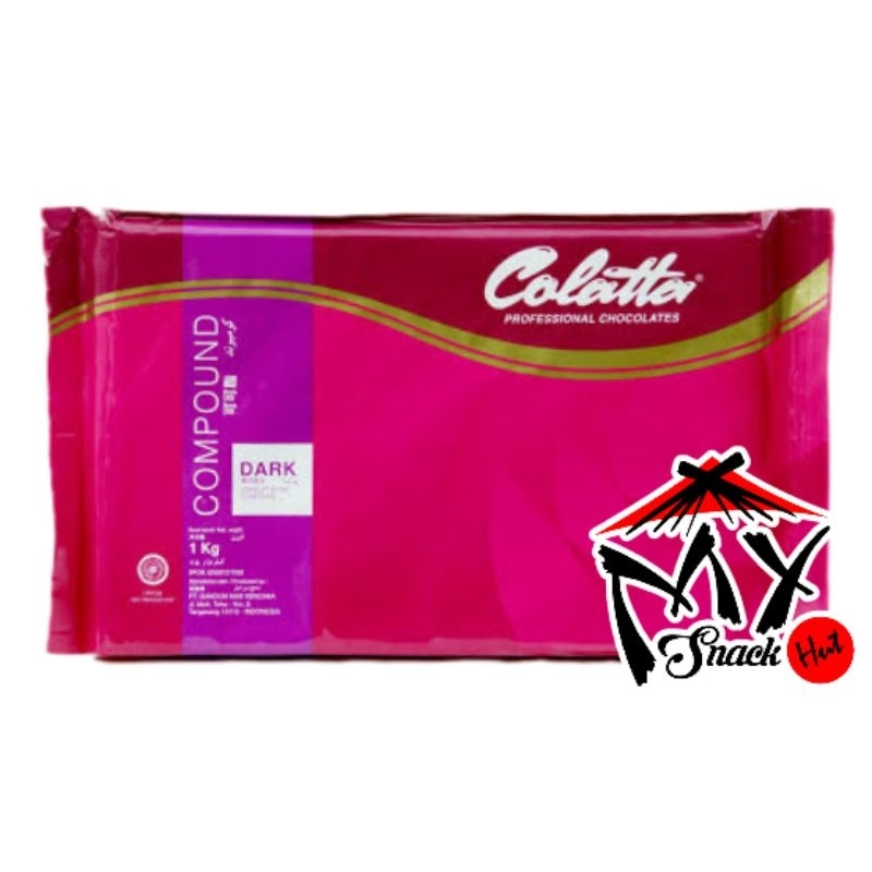 

COLATTA DARK 1KG COKLAT COKELAT KOMPON BATANG MASAK TIM CHOCOLATE COMPOUND DCC ROTI KUE CAKE HALAL