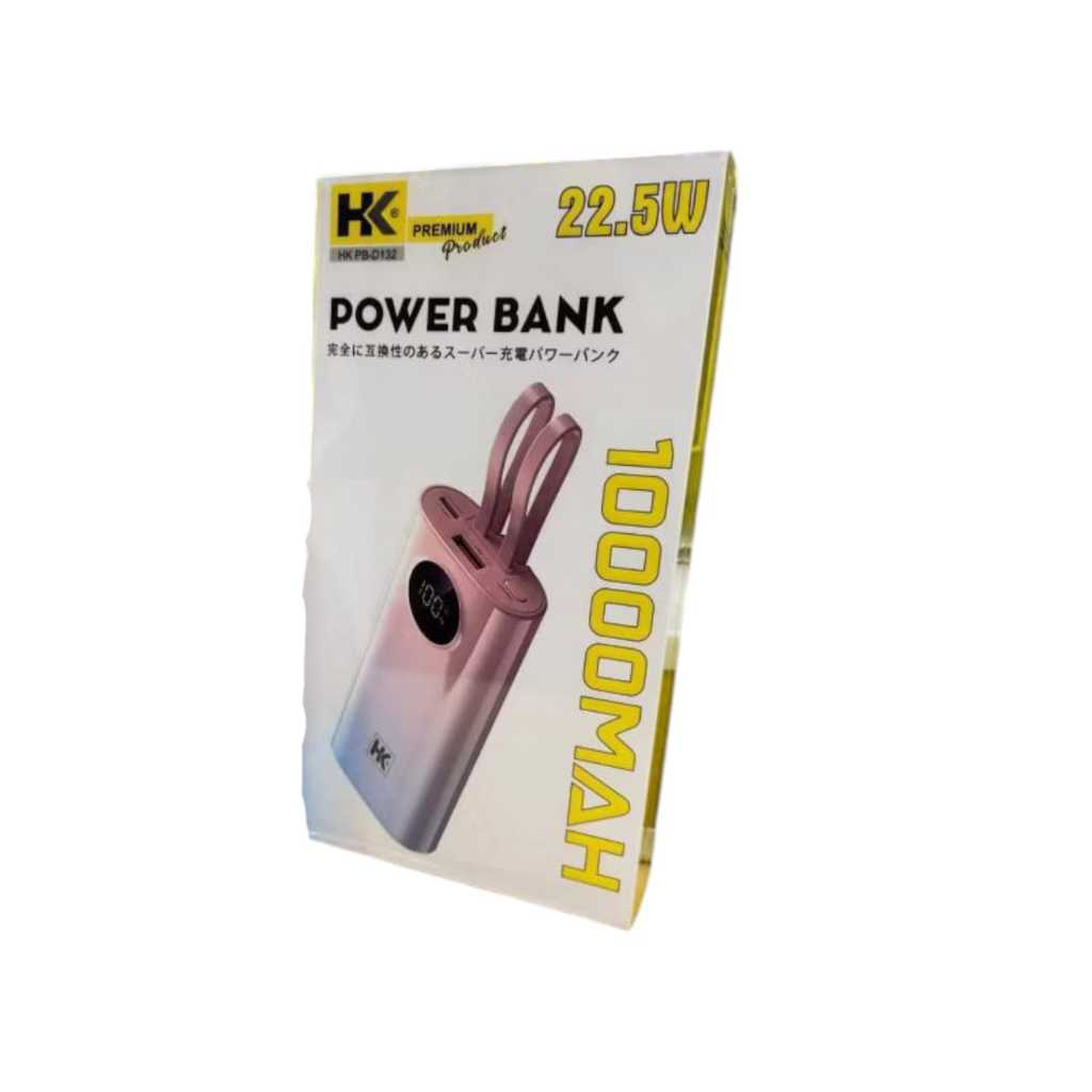 POWERBANK HK FAST CHARGER D 132 10000MAH 22,5W DIGTAL DISPLAY