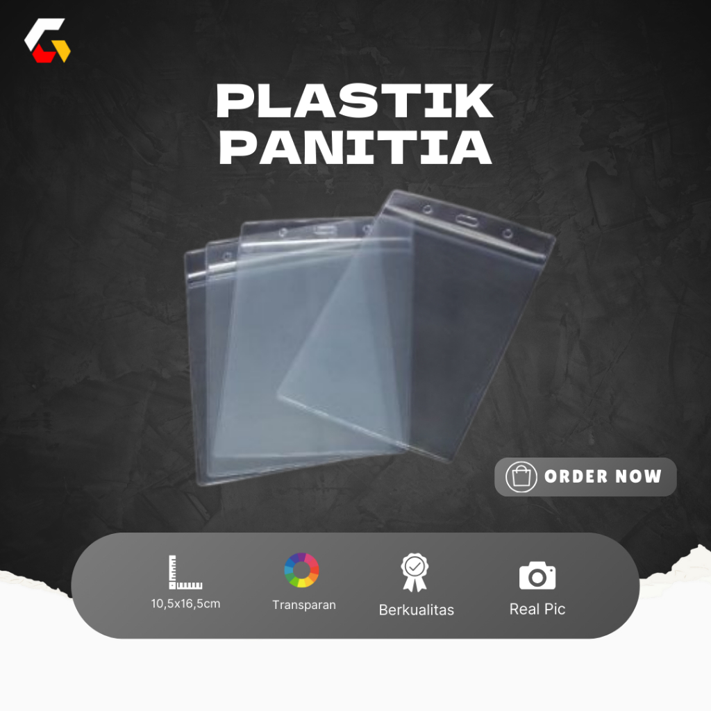 

Plastik Panitia Mika Kartu ID Card Name Tag Case ID Transparan