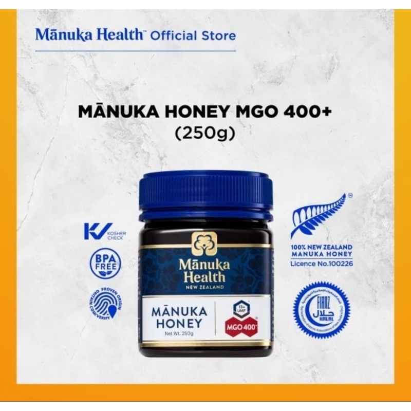 

Manuka Health MGO 400+ 250gr Madu Manuka Honey MGO 400 250 gr BPOM