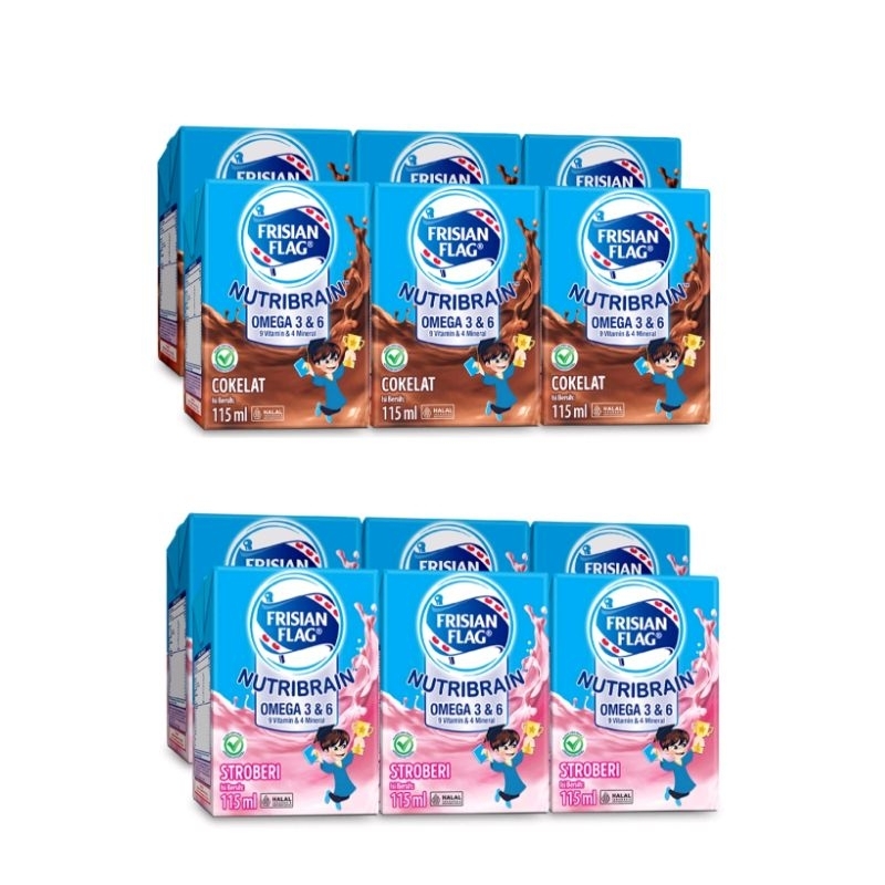 

susu Frisian flag nutribrain 115 ml isi 6