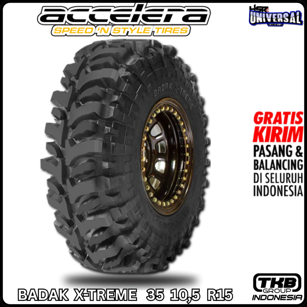 BAN PACUL MOBIL OFFROAD ACCELERA BADAK X-TREME 35 10,5 R15
