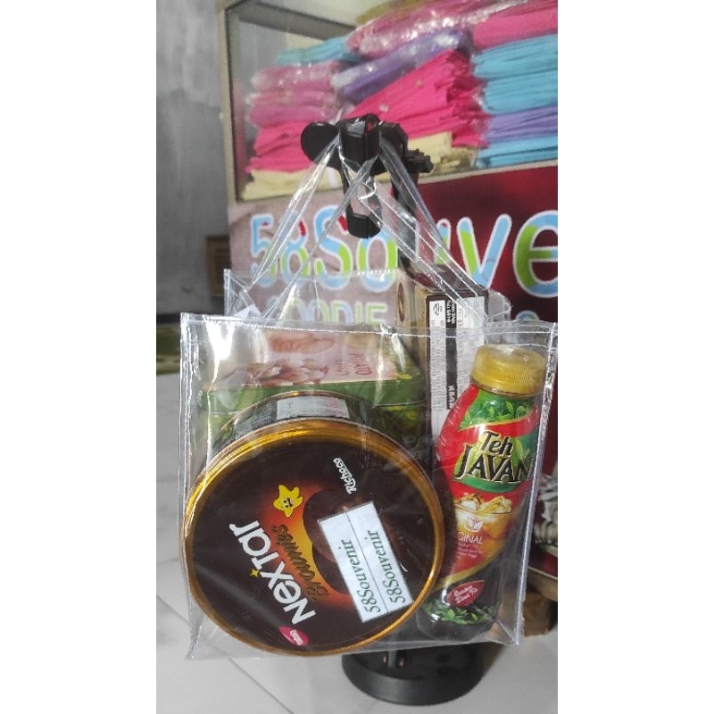 

COD Tas Goodie Bag Souvenir P25xL20xT20 Mika Transparan