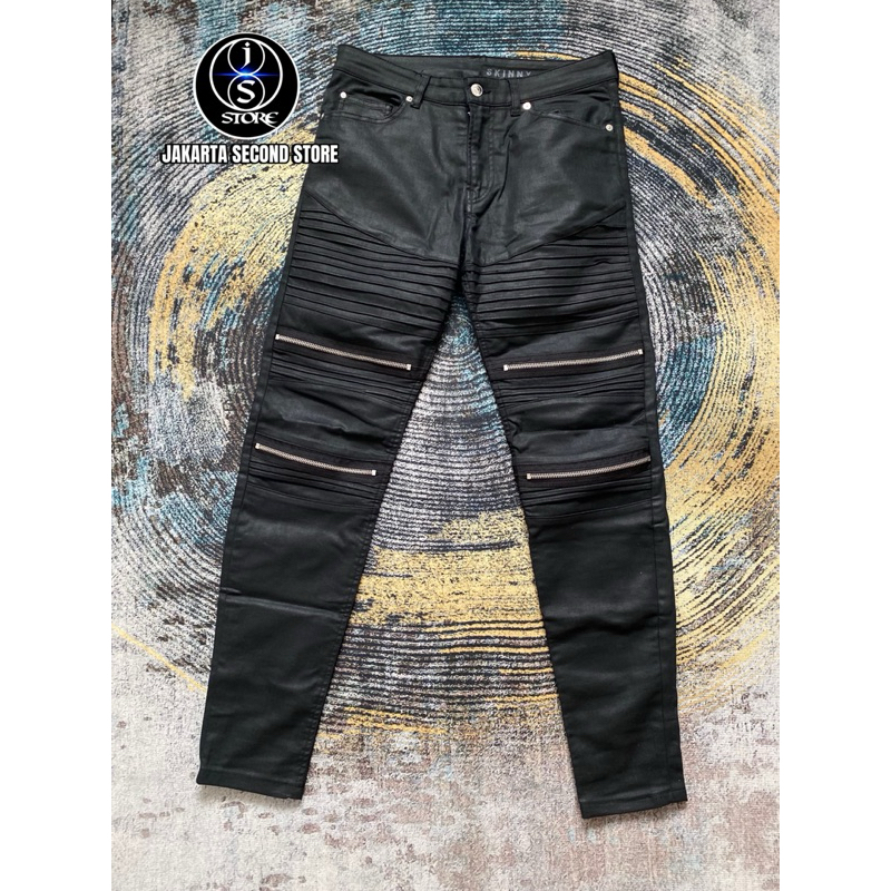 Biker Jeans Zipper Limited Collection HnM not Zara Man
