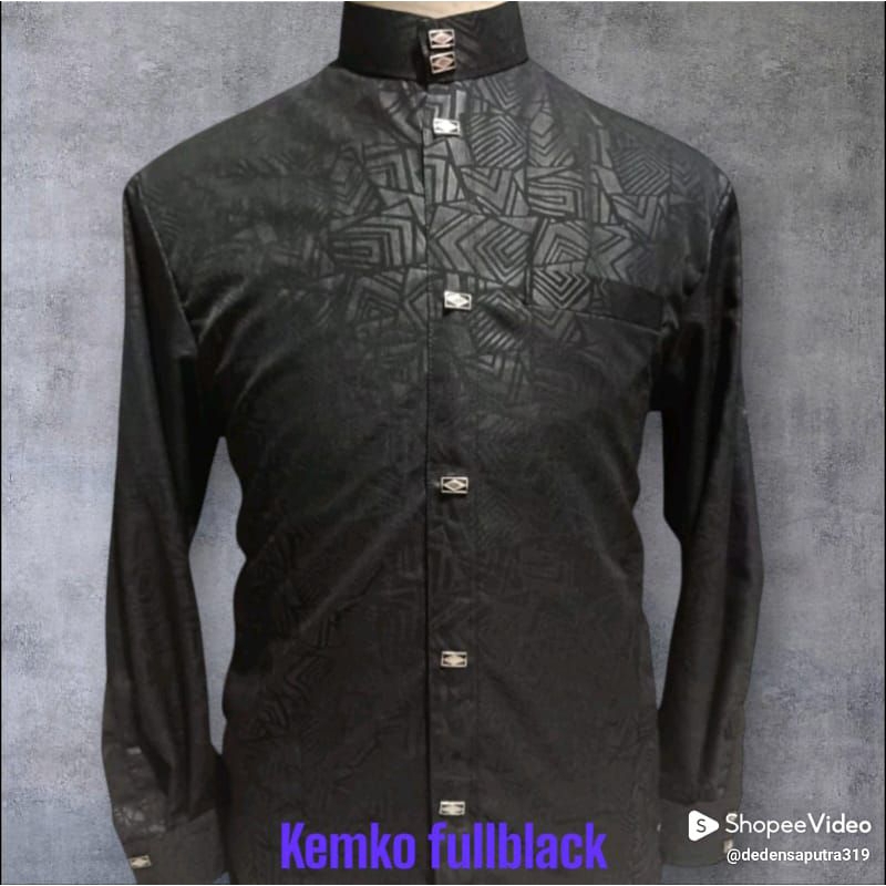 Koko Lengan Panjang Cowok Fashion Simple Keren Desain Elegan Casual Terbaru Outfit Muslim Koko Pria