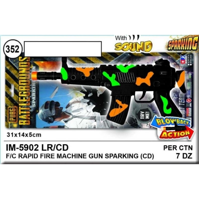 Mainan pistol bunyi kretek kretek pistol edukasi