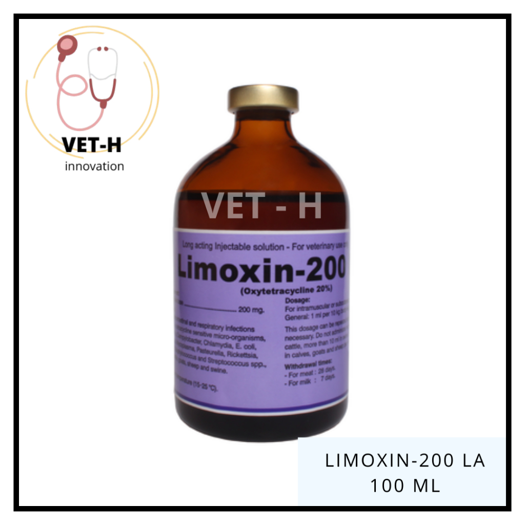 Limoxin-200 LA 100 ml TMC - Oxytetracycline Long Acting Injection