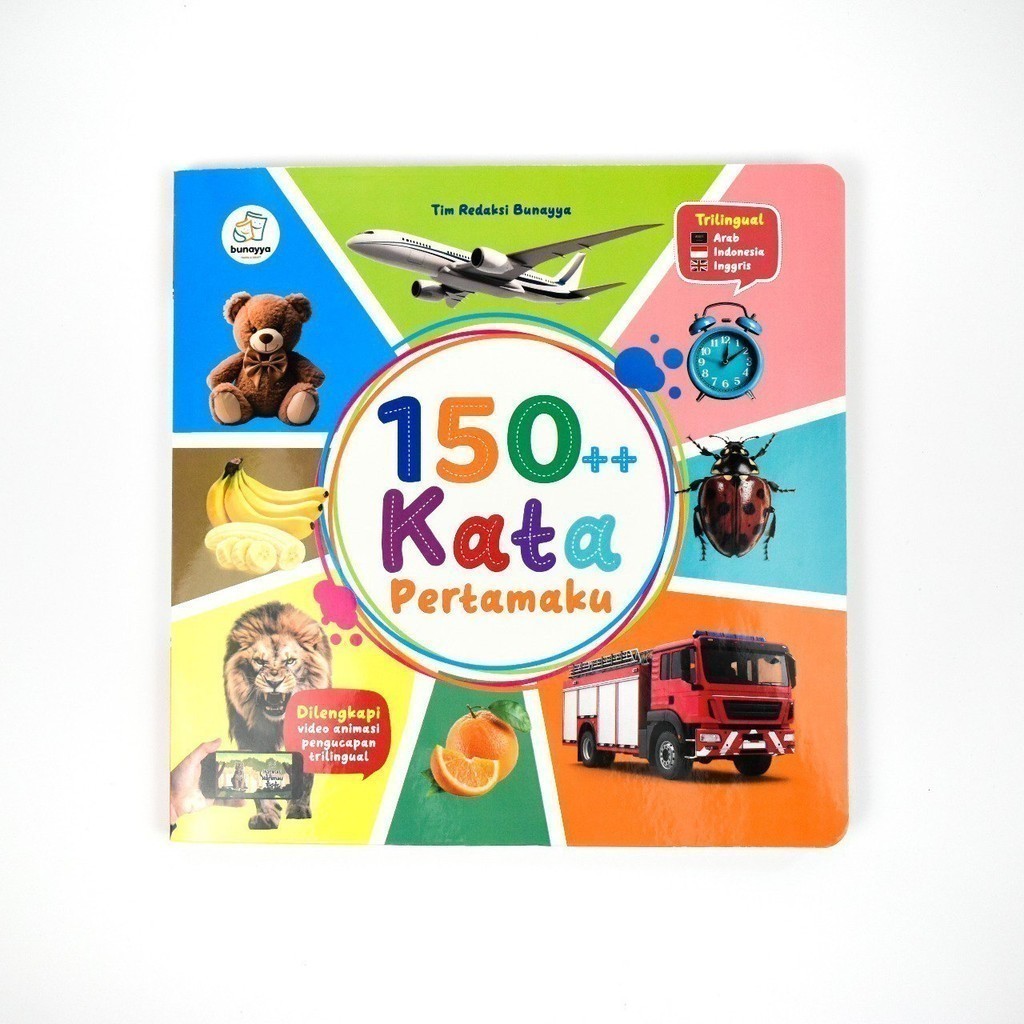 

BoardBook 150++ Kata Pertamaku - Buku Anak 0 1 2 3 Tahun Booardbook 3 Bahasa-Bunayya Original