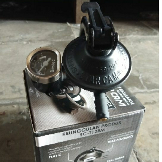 Regulator Gas LPG Starcam Tekanan Rendah