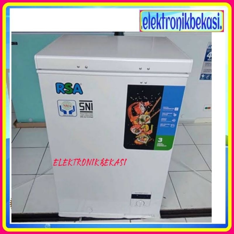 CHEST FREZER RSA 110 / CHEST FREEZE RSA CF 110 / BOX FREEZER RSA 100 LITER  / BOX FREEZER RSA CF 110