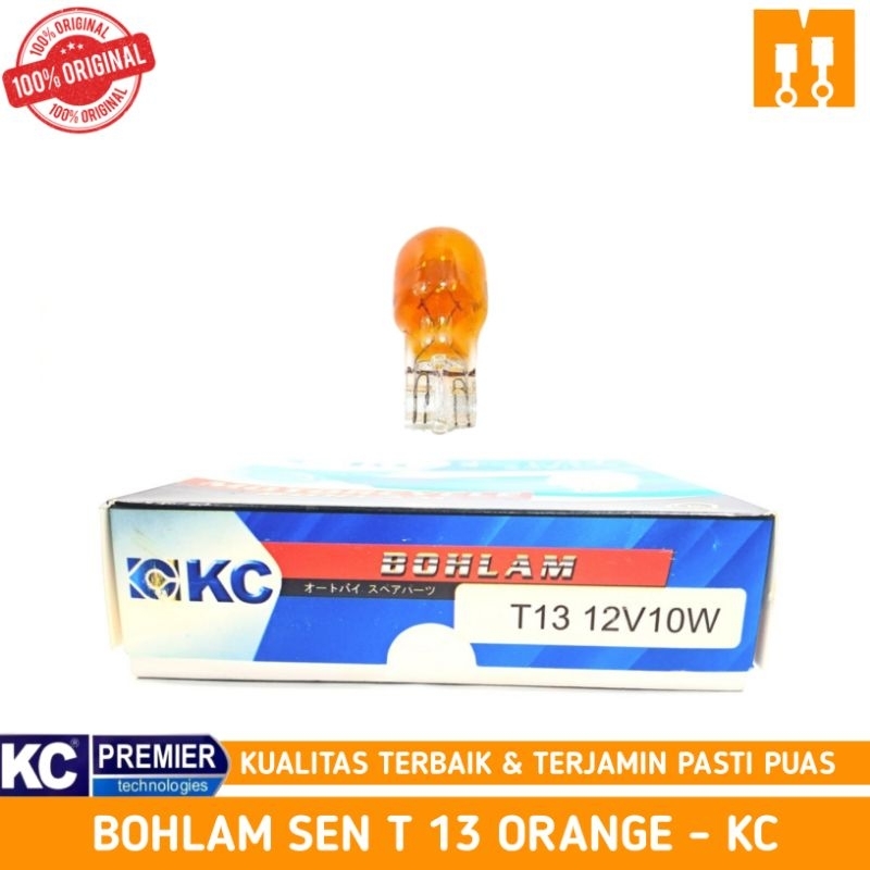 Bohlam Bola Lampu Sen Sein T13 Orange Universal Beat Pop Street Scoopy Spacy Vario Mio J Smile Sport