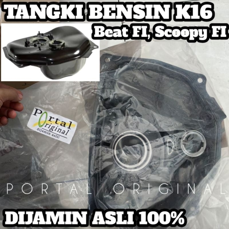 Tangki Bensin K16 Beat FI scoopy FI CBS ESP k25 Asli AHM 100% original 4 baut honda 17510K16P90 fuel