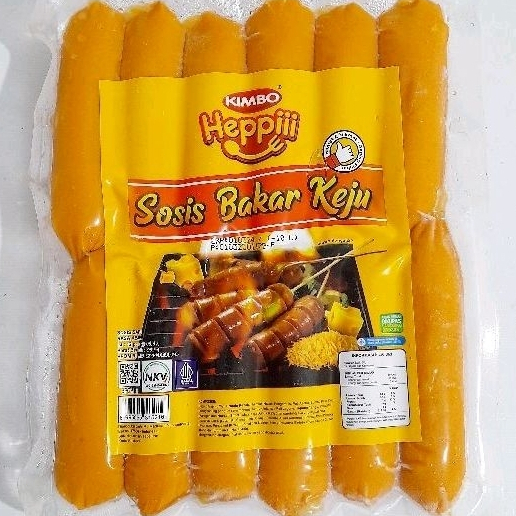 

Kimbo Hepiii Sosis Bakar Keju 500gr | Isi 12 pcs