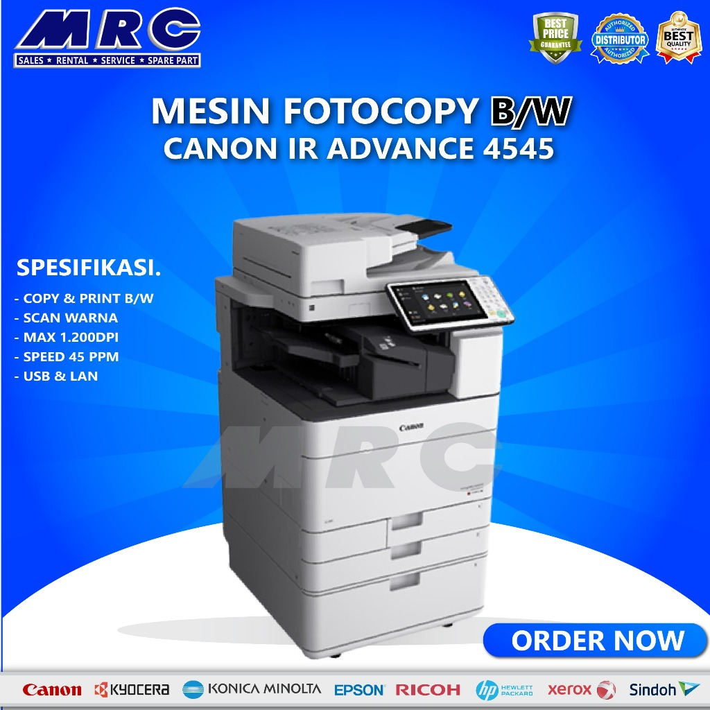 MESIN FOTOCOPY CANON IRA 4545