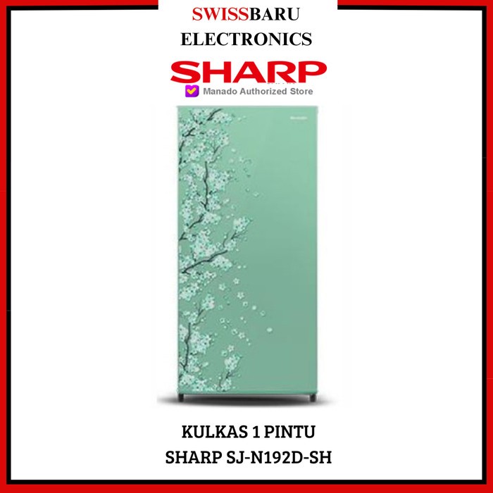 MANADO - KULKAS 1 PINTU SHARP SJ-N192D-SH