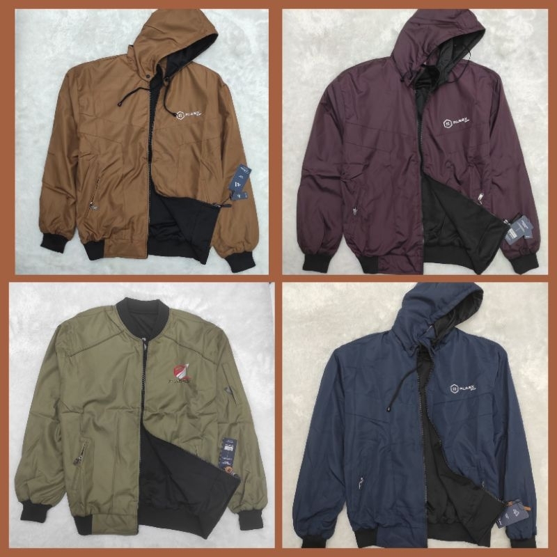 REDFOX size M- XXXL jaket parasut PREMIUM pria / JAKET BOLAK BALIK PRIA / JAKET PARASUT PRIA / JAKET