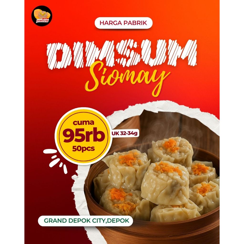 

Dimsum Halal isi 50 pcs Sudah Termasuk Saos PREMIUM